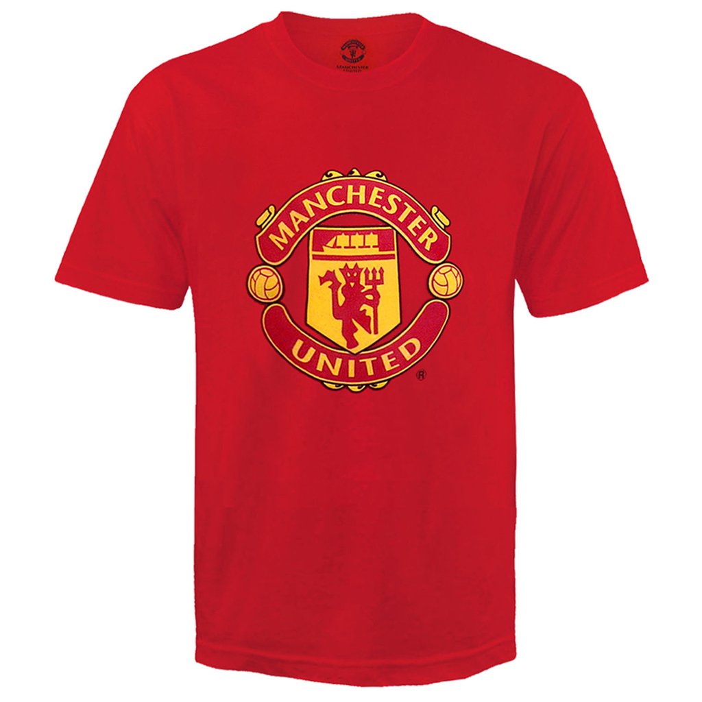 Manchester United FC Official Soccer Kids T-Shirt - Red 10/11yrs