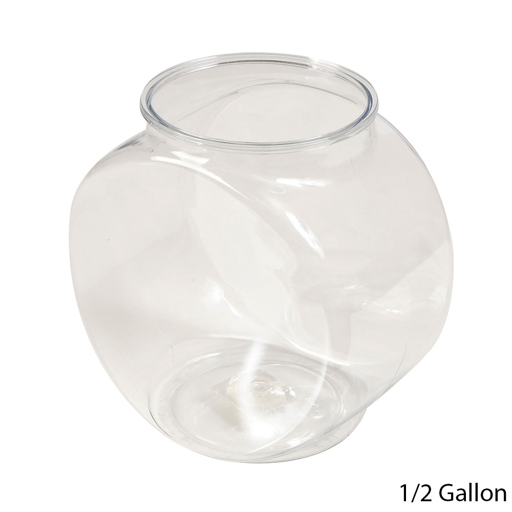 Plastic Drum Fish Bowl Half Gallon 64 ounces Fishbowl Cocktail Drinks