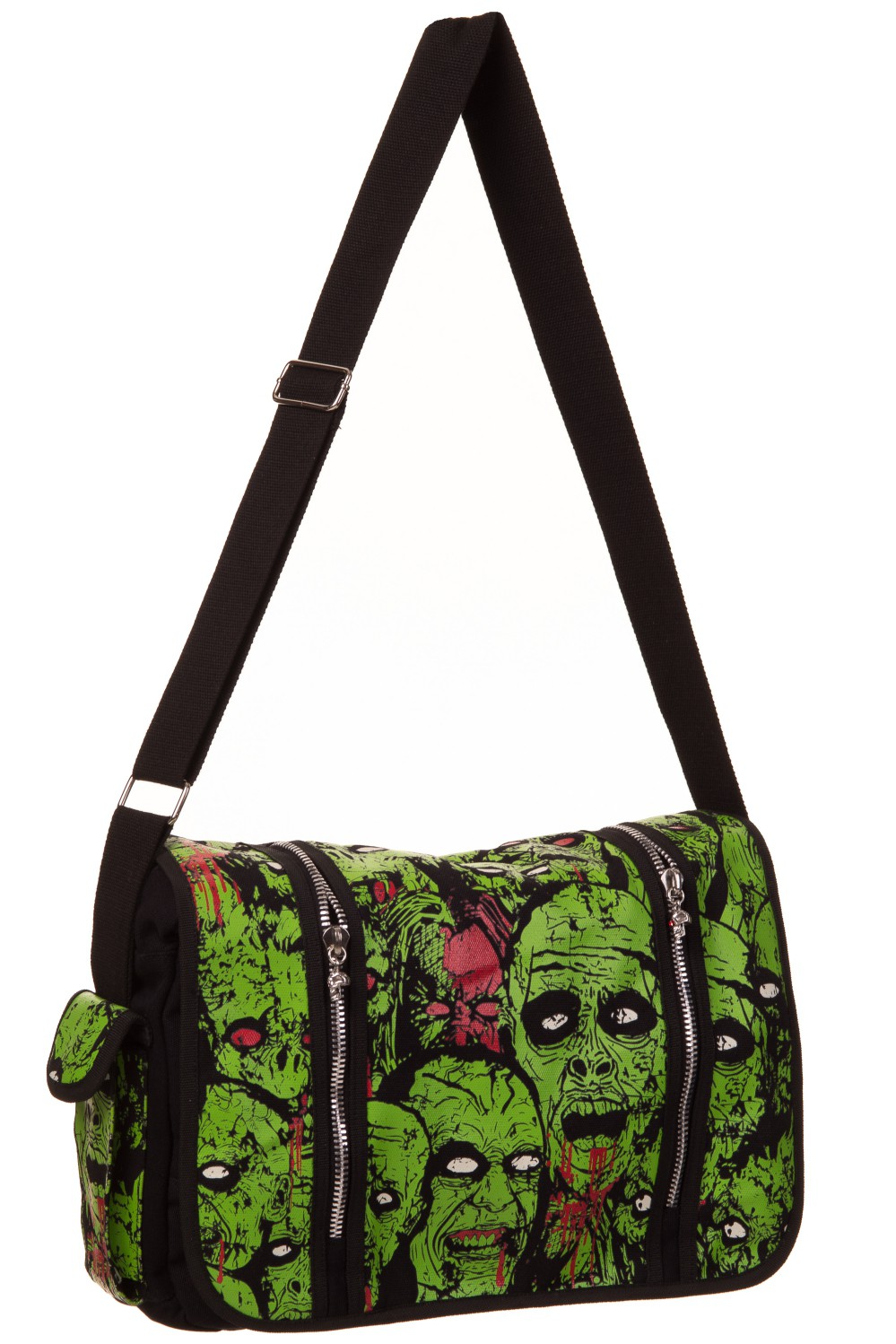 Urban Backwoods Zombie Evolution Tote Bag - Reusable Cotton Shopper Bag With Graphic Print