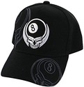 ZANheadgear Embroidered Skull & 8 ball hat