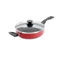 Oster Telford 10.25 inch Covered Saute Pan Red NEW