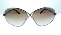 Tom Ford Brigitte Sunglasses Silver Havana Frame B