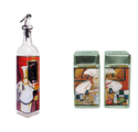 Grant Howard French Chef Cruet and Salt and Pepper
