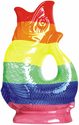 Wade Ceramics Gay Pride Flag Gluggle Jug Extra Lar
