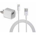 Lightning USB Sync Cable and Wall Charger For iPho