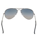 Ray Ban Aviator Sunglasses in Gunmetal with Polari