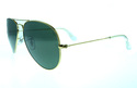 Brand New Ray Ban Aviator Sunglasses in Gold with 