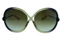 New Tom Ford Sonya Sunglasses Violet Shaded Frame 