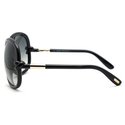 Tom Ford Sonja Oversized Sunglasses in Black Grey 