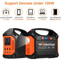 Webetop 155Wh 42000mAh Lithium Battery Portable Ge