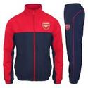 Arsenal FC Official Mens Tracksuit - Red/Blue-Smal