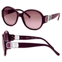 Chloe Emma Womens Sunglasses Purple with Purple CR