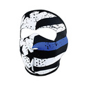 Zan Headgear Neoprene Full Mask Thin Blue Line Bik