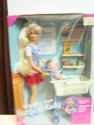 mjandvc4ever : SHOPPING FUN BARBIE & KELLY~KELLY REALLY BOUNCES INCART