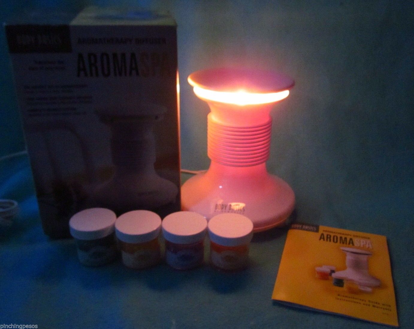 Aromatherapy Lamp Diffuser Homedics Aroma Spa With Scent Beads Mood Light Pinching Pesos