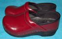 Girl's Burgundy Dansko Clogs Size 32 / US 1.5-2 Re