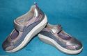 Women Silver Purple Skechers Shape-Ups Mary Janes 