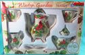 Lily Creek Winter Garden Christmas Garden Tea Set 