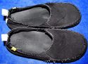 Spenco Siesta Slip-Ons Shoes Black Canvas Orthoped