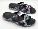 Crocs  Meleen Twist Sandals Size 10 Black Flowers 