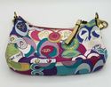 Coach Poppy Shoulder Bag Purse Graffiti Purple Gol