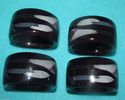 Rare Set of 4 Opus Black by Mikasa Napkin Rings Ra