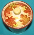 Rare Pier 1 Canister Fall Autumn Leaves Cookie Jar