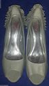 Women's Torrid Grey High Heels Platform Peep Toes 