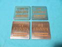 Boasters Stainless Steel Cork Drink Coasters #1 Gr