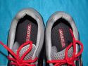 MBT Mens Walking Shoes Leather Mesh Patent Red Bla