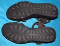 Skechers Brown Leather Shape-Ups Size 11 Sandals D