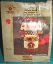 Debbie Mumm Jar Candle Holder Happy Harvest Turkey