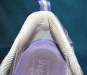 Women Silver Purple Skechers Shape-Ups Mary Janes 