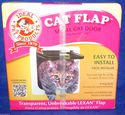 Ideal Small Pet Flap For Cats & Dogs Transparent L