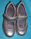 Women Silver Purple Skechers Shape-Ups Mary Janes 