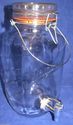 Large Mason Jar Glass Drink Dispenser w/ Spout & H