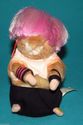 Gemmy Dancing Hamster Pink Hair Singing Plush Punk