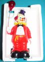 Vintage New Bright Mystery Action Clown Bump N Go 