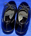 Vintage Men's Jarman Black Leather Cap Toe Oxfords