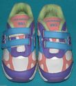 Girl's Velcro New Balance Tennis Shoes Size 10 Pur