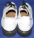 John Fluevog Vintage Safety Vogs White Steel Toes 