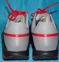 MBT Mens Walking Shoes Leather Mesh Patent Red Bla