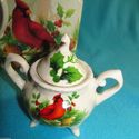 Lily Creek Winter Garden Christmas Garden Tea Set 