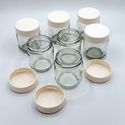 Euro Cuisine Glass Jars + Date-Setting Lids for Yo