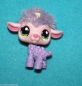 Littlest Pet Shop Lavender Easter Lamb Sheep #2621