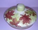 Rare Pier 1 Fall Autumn Leaves Large Canister Cook