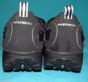 Black Skechers Shape Ups Size 8.5 Leather Mesh Vel