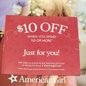 American Girl Doll Coupon $10 Off When You Spend $