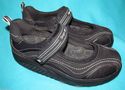 Black Skechers Shape Ups Size 8.5 Leather Mesh Vel