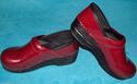 Girl's Burgundy Dansko Clogs Size 32 / US 1.5-2 Re